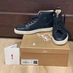 Mens Black Christian Louboutin AC Ranty Flat